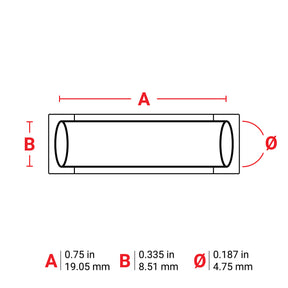 131609 - Tubetti marcafili in poliolefina PermaSleeve BMP41 BMP51 BMP53 COFEZIONE DA 80 ETICHETTE