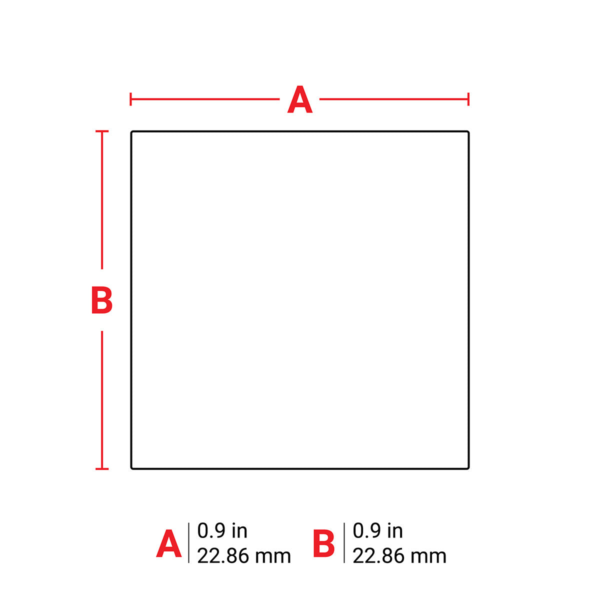 116383 - Etichette per identificazione generale in poliestere bianco opaco core 25 mm ROTOLO DA 1000 ETICHETTE