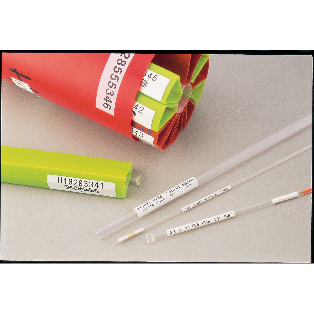 062333 - Etichette per fili e cavi in vinile autolaminanti core 76 mm ROTOLO DA 5000 ETICHETTE