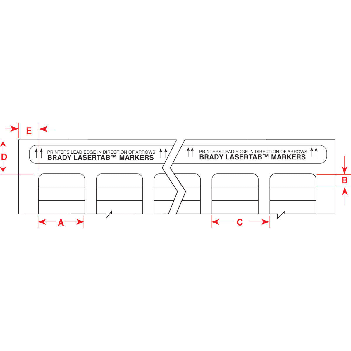 029751 - Etichette in poliestere metallizzato LaserTab PACCO DA 1026 ETICHETTE