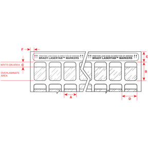 029689 - Etichette in poliestere autolaminanti serie LaserTab PACCO DA 2520 ETICHETTE