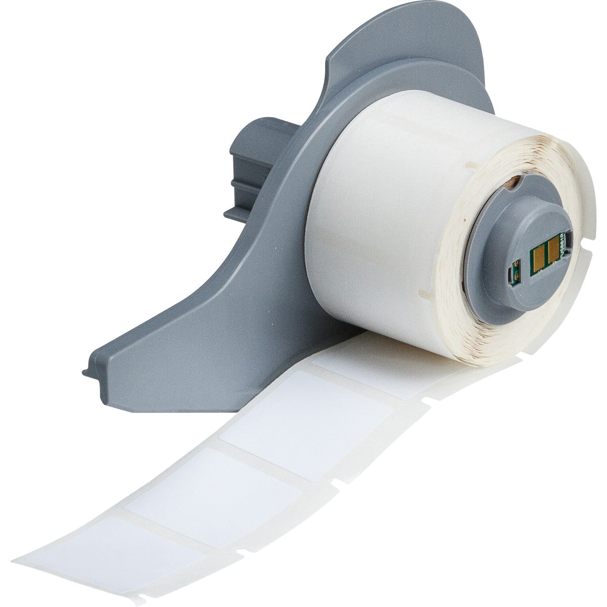 115113 - Etichette per tracciabilità di risorse e attrezzature in poliestere bianco lucido BMP71 ROTOLO DA 250 ETICHETTE