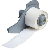 115113 - Etichette per tracciabilità di risorse e attrezzature in poliestere bianco lucido BMP71 ROTOLO DA 250 ETICHETTE