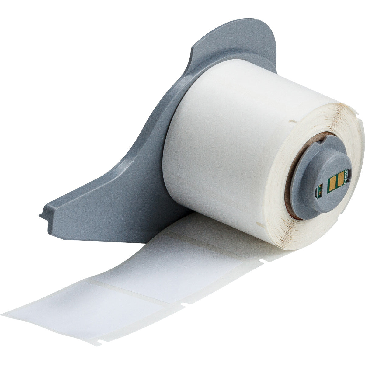 114816 - Etichette per tracciabilità di risorse e attrezzature in poliestere bianco lucido BMP71 ROTOLO DA 250 ETICHETTE