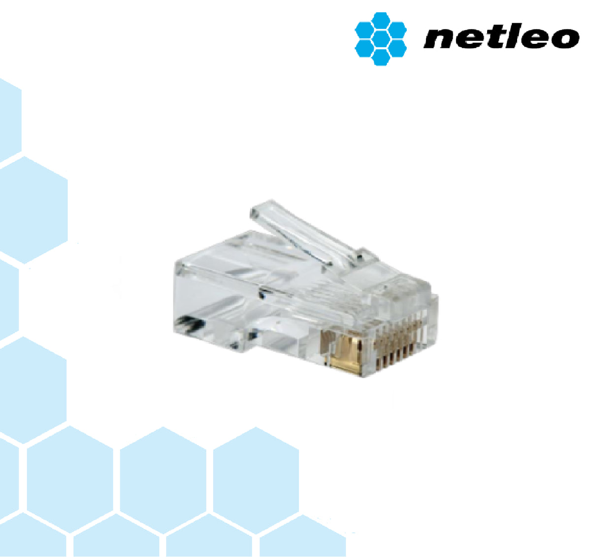 Plug cat.6 UTP passante per cavo solido/flessibile COD ART 5812917