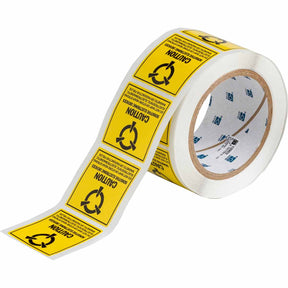 013903 - Etichette CAUTION SENSITIVE ELECTRONIC DEVICES DO NOT SHIP OR STORE ROTOLO DA 500 ETICHETTE