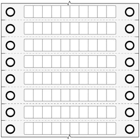 217994 - Etichette per morsettiere PACCO DA 10120 ETICHETTE