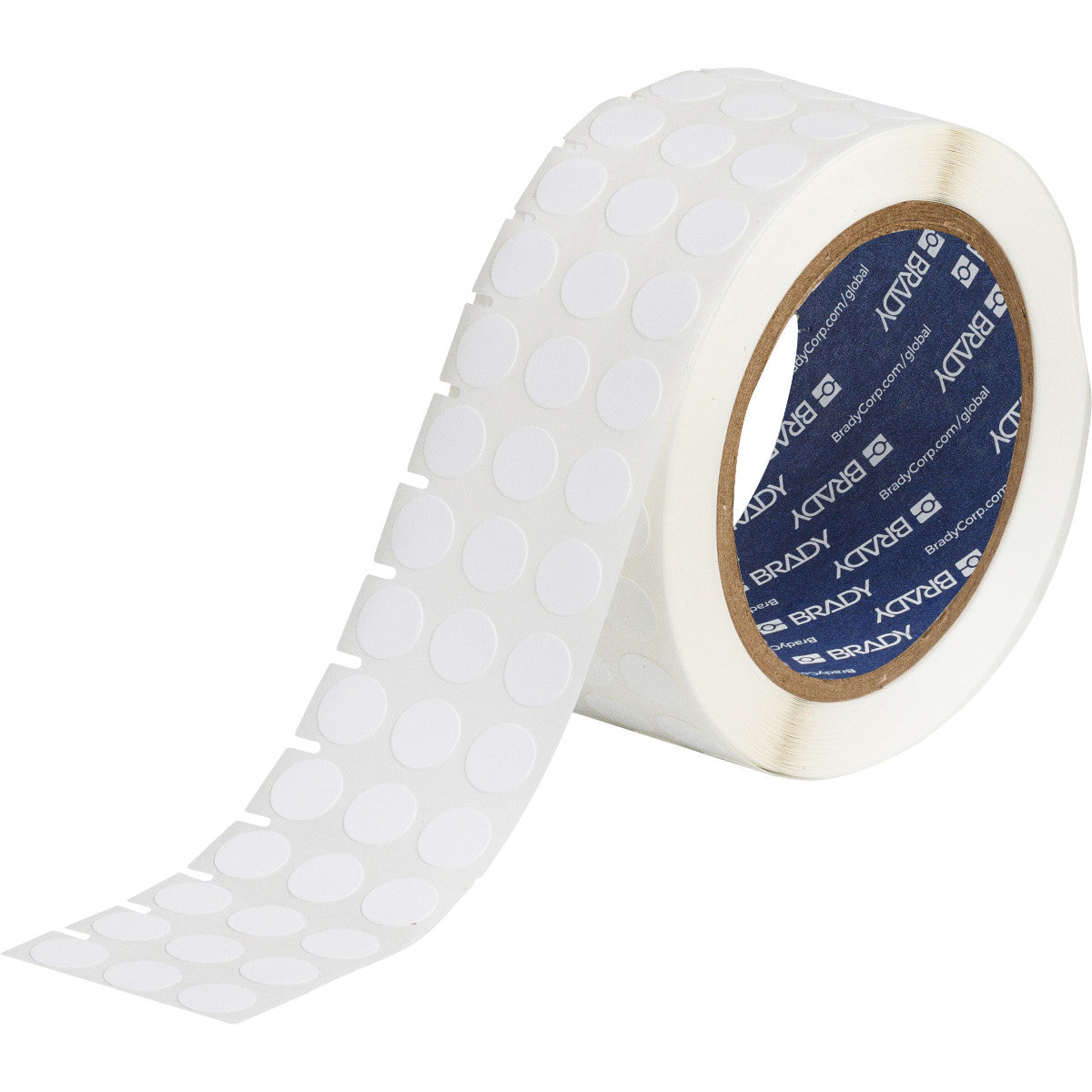 062376 - Etichette per fili e laboratori in tessuto di nylon core 76 mm ROTOLO DA 3000 ETICHETTE
