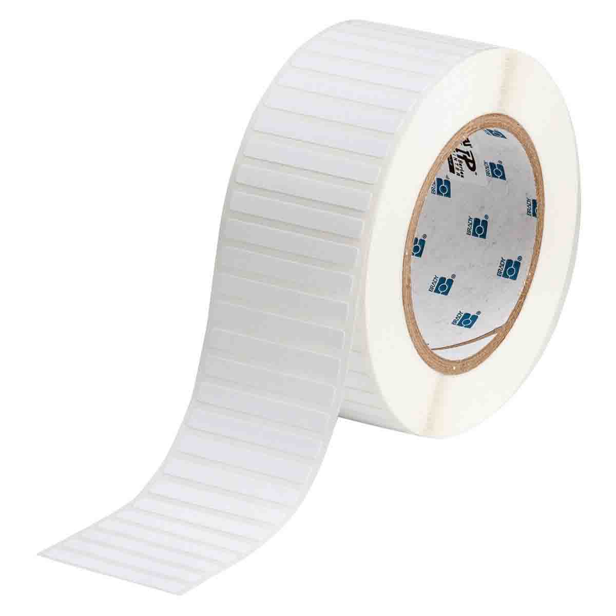 062377 - Etichette per fili e laboratori in tessuto di nylon core 76 mm ROTOLO DA 3000 ETICHETTE