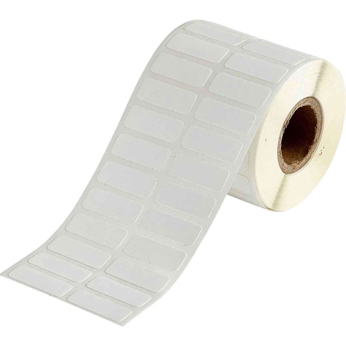 116379 - Etichette per fili e laboratori in tessuto di nylon core 25 mm ROTOLO DA 1500 ETICHETTE