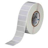 104190 - Etichette in poliestere argento opaco con adesivo base gomma core 76 mm ROTOLO DA 3000 ETICHETTE