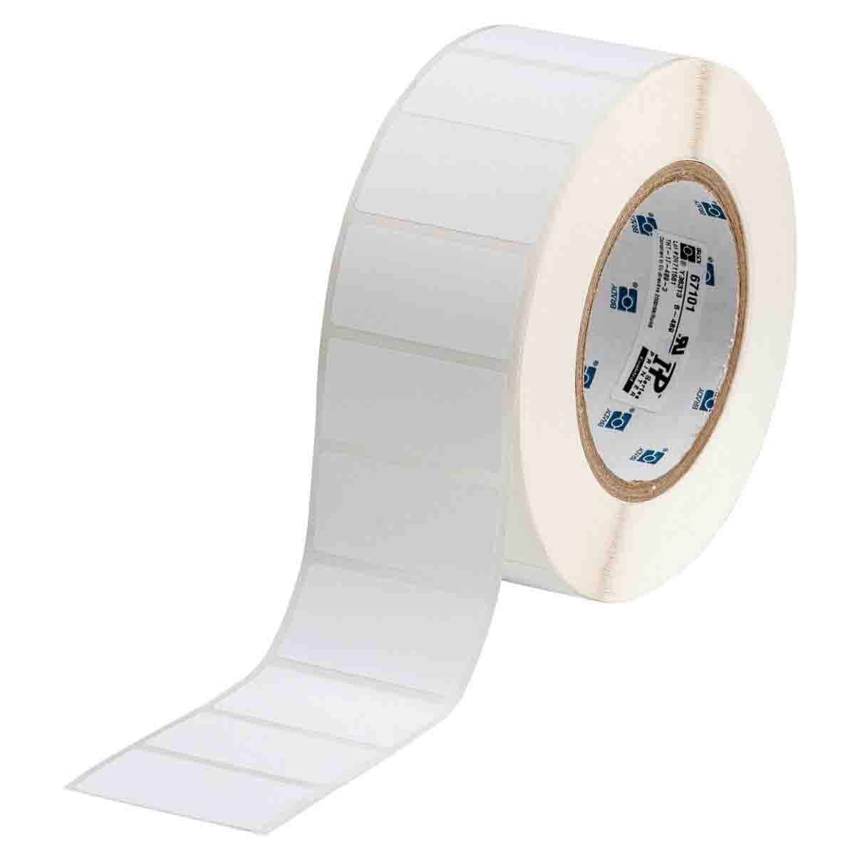 029896 - Etichette per codici a barre in poliestere bianco opaco core 76 mm ROTOLO DA 3000 ETICHETTE
