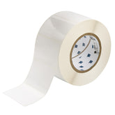 031333 - Etichette in poliestere lucido ad alta adesione con adesivo base gomma core 76 mm ROTOLO DA 1000 ETICHETTE
