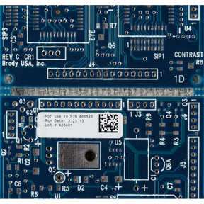 029907 - Etichette per schede elettroniche in poliestere dissipativo elettrostatico lucido core 76 mm ROTOLO DA 10000 ETICHETTE