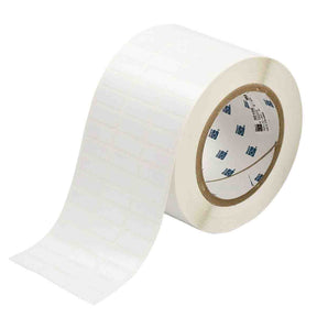 030106 - Etichette per codici a barre e pannelli solari in poliestere bianco lucido core 76 mm ROTOLO DA 10000 ETICHETTE