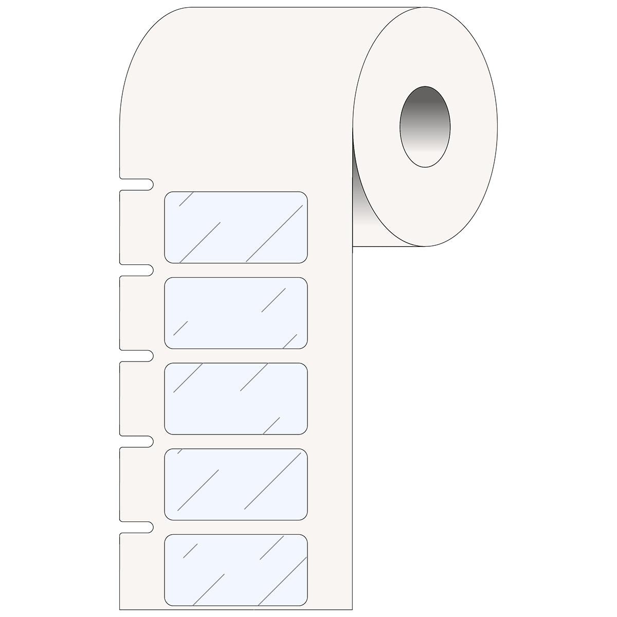 302991 - Etichette in polipropilene core 76 mm PACCO DA 10000 ETICHETTE