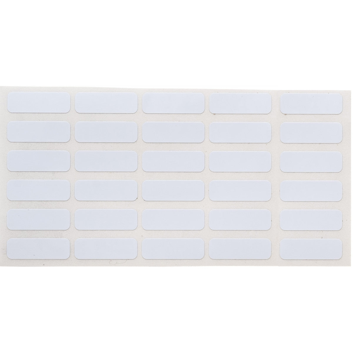 030206 - Etichette per codici a barre e pannelli solari in poliestere bianco lucido core 76 mm ROTOLO DA 10000 ETICHETTE