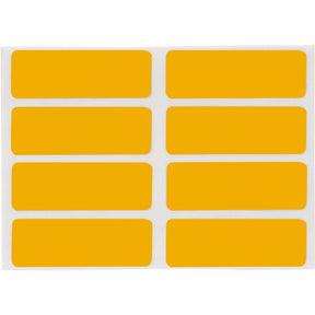 132412 - Etichette per codici a barre e targhe di identificazione in poliestere giallo lucido core 76 mm ROTOLO DA 10000 ETICHETTE