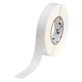 030514 - Etichette per codici a barre e pannelli solari in poliestere bianco lucido core 76 mm ROTOLO DA 10000 ETICHETTE