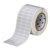 104185 - Etichette in poliestere argento opaco con adesivo base gomma core 76 mm ROTOLO DA 10000 ETICHETTE