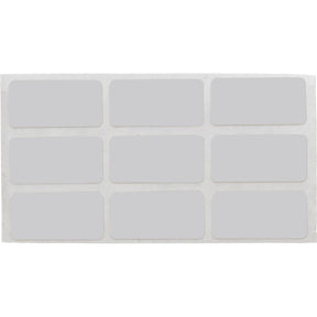 104185 - Etichette in poliestere argento opaco con adesivo base gomma core 76 mm ROTOLO DA 10000 ETICHETTE