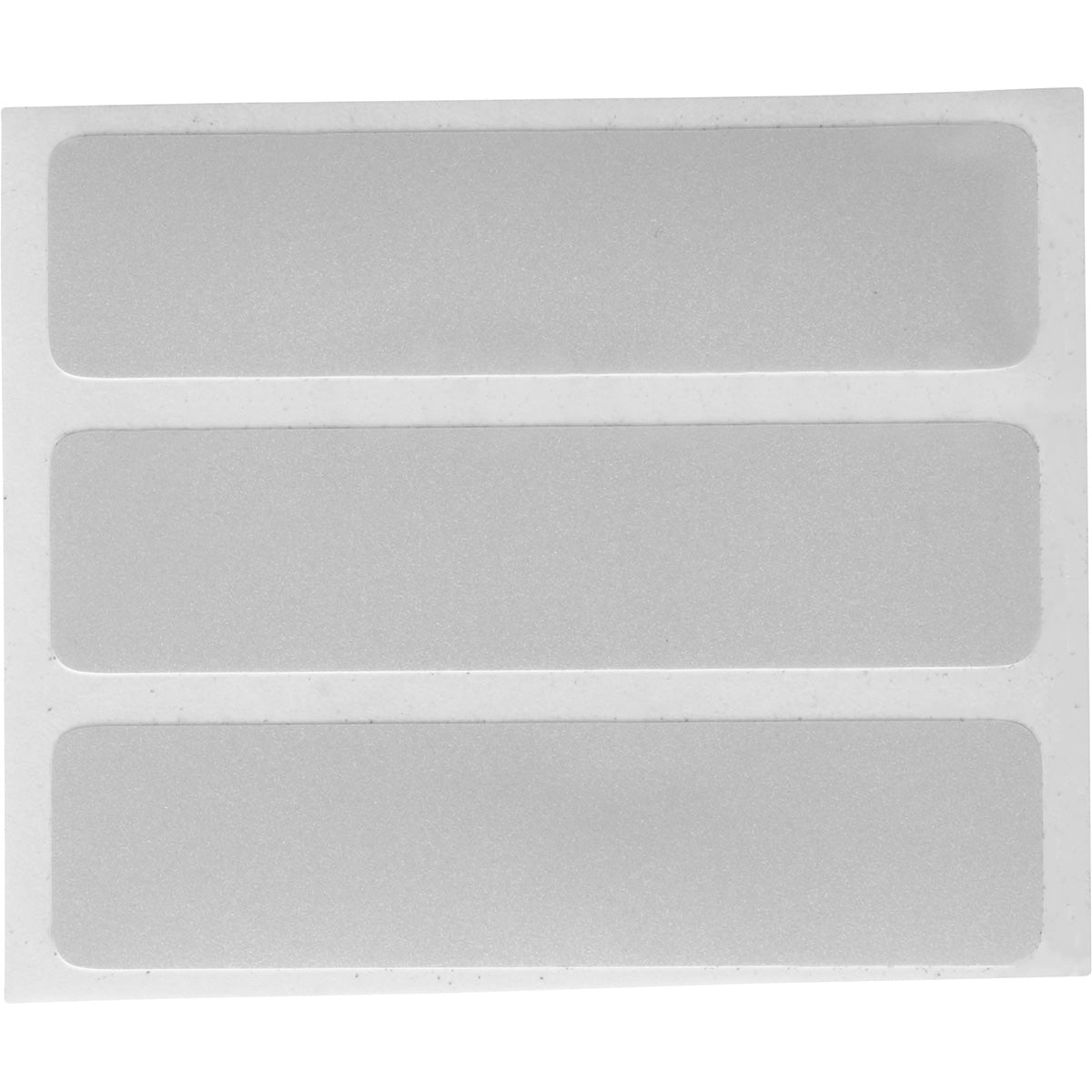 104174 - Etichette in poliestere argento opaco con adesivo acrilico core 76 mm ROTOLO DA 3000 ETICHETTE