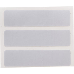 104189 - Etichette in poliestere argento opaco con adesivo base gomma core 76 mm ROTOLO DA 3000 ETICHETTE