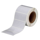 104179 - Etichette in poliestere argento opaco con adesivo acrilico core 76 mm ROTOLO DA 1000 ETICHETTE