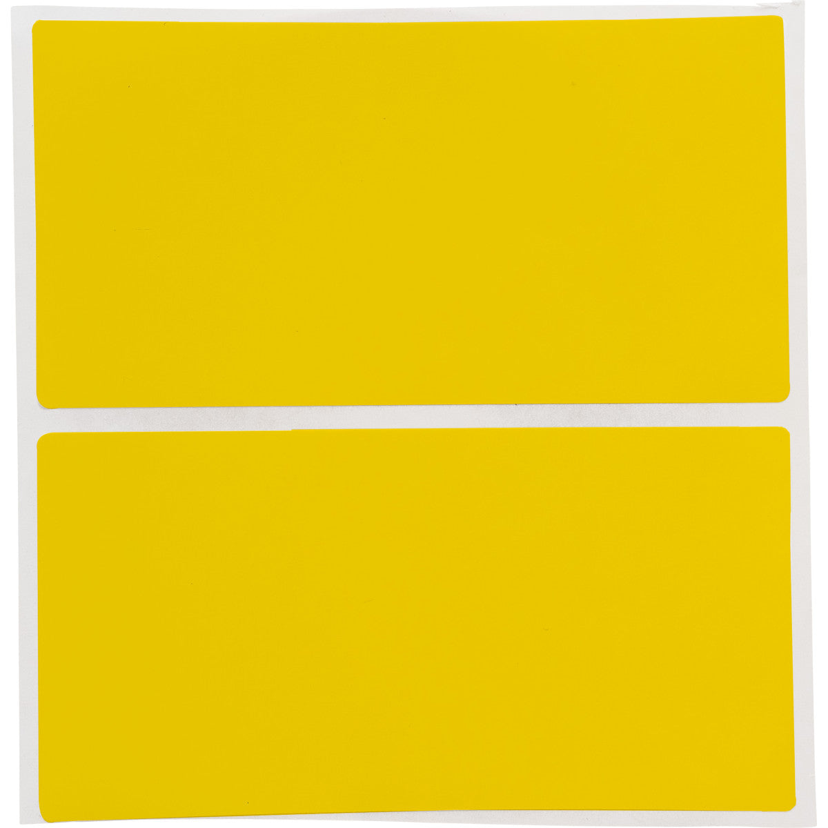 132417 - Etichette per codici a barre e targhe di identificazione in poliestere giallo lucido core 76 mm ROTOLO DA 1000 ETICHETTE