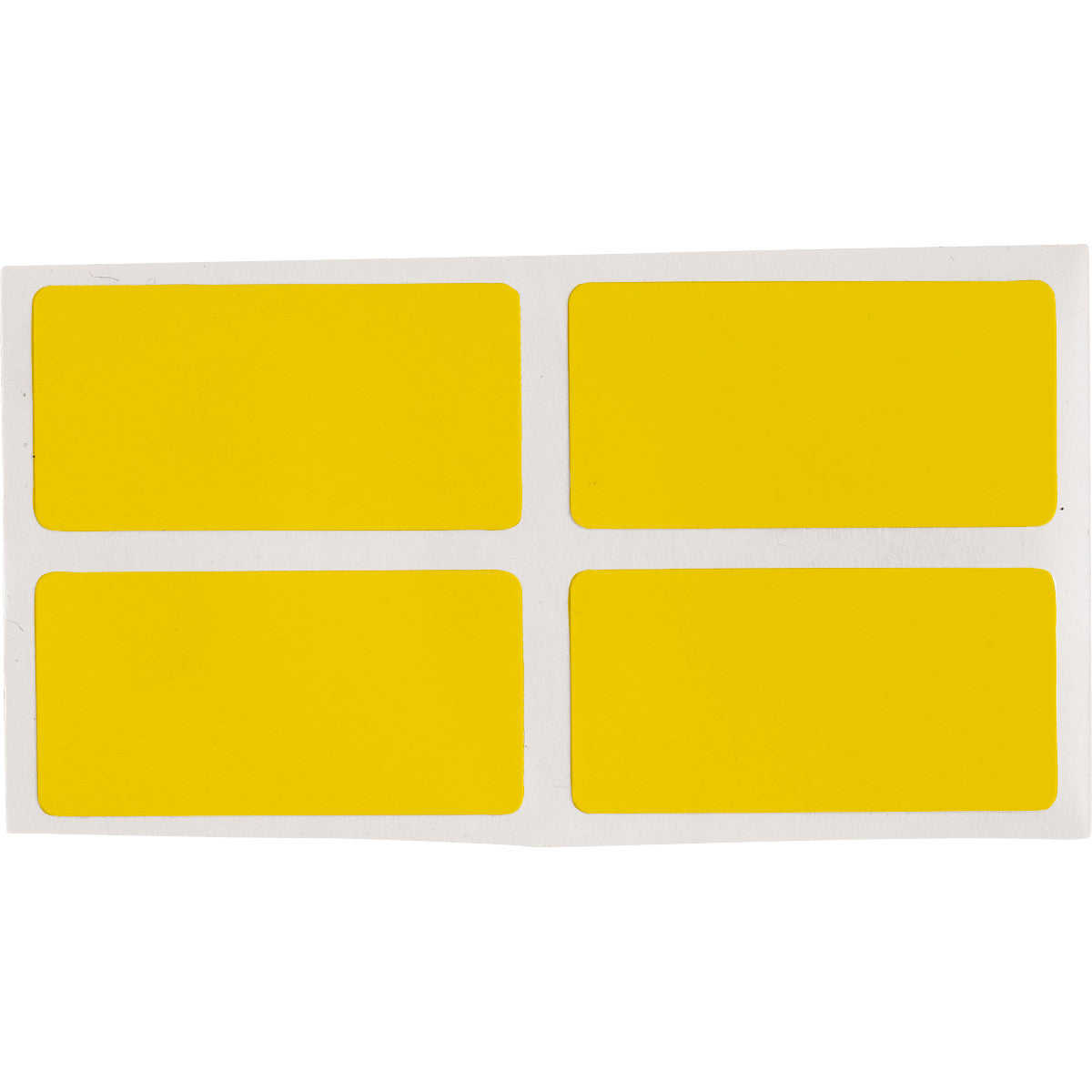 132413 - Etichette per codici a barre e targhe di identificazione in poliestere giallo lucido core 76 mm ROTOLO DA 10000 ETICHETTE