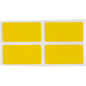 132413 - Etichette per codici a barre e targhe di identificazione in poliestere giallo lucido core 76 mm ROTOLO DA 10000 ETICHETTE