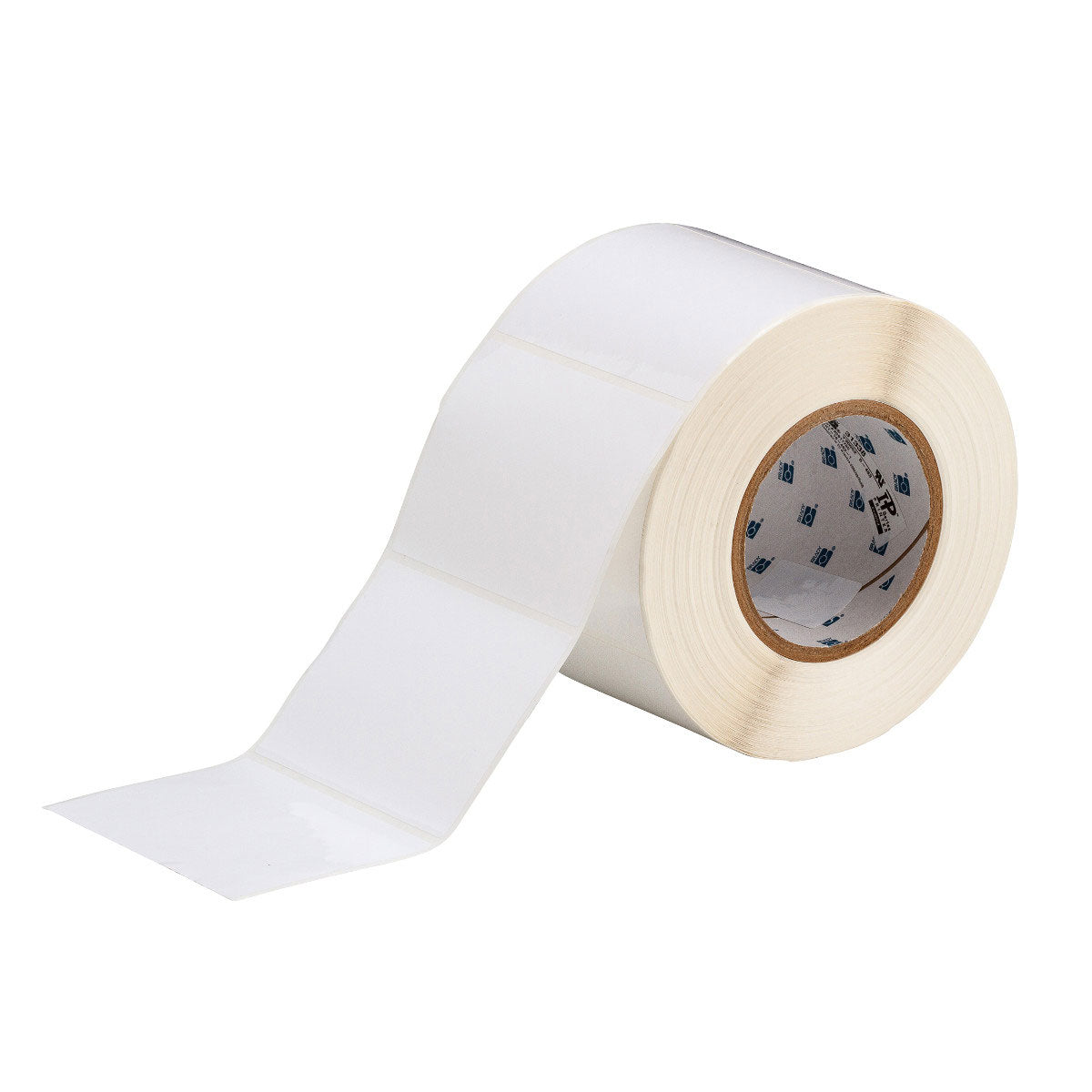 031338 - Etichette in poliestere lucido ad alta adesione con adesivo base gomma core 76 mm ROTOLO DA 1000 ETICHETTE