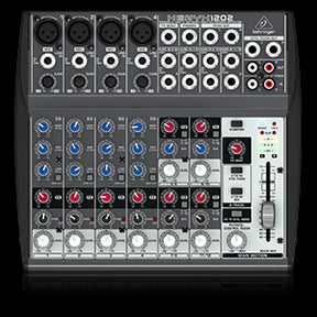 Behringer XENYX 1202 Mixer Premium a 12 ingressi a 2 bus con preamplificatori microfonici XENYX ed equalizzatori britannici