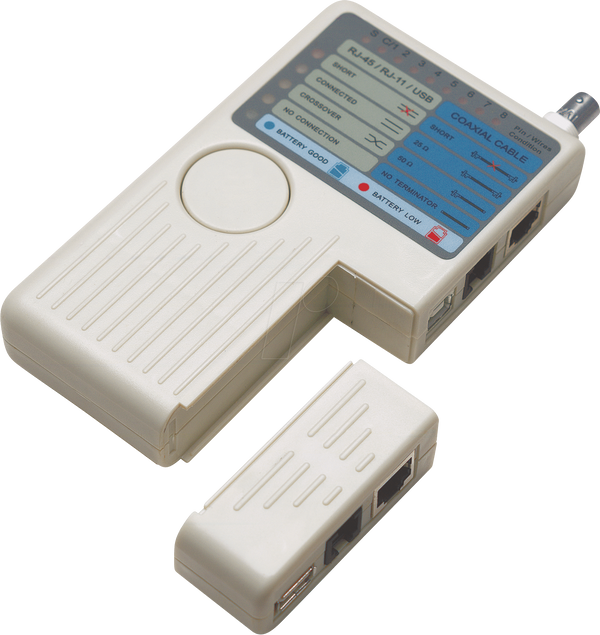 Intellinet 4‑in‑1 Cable Tester