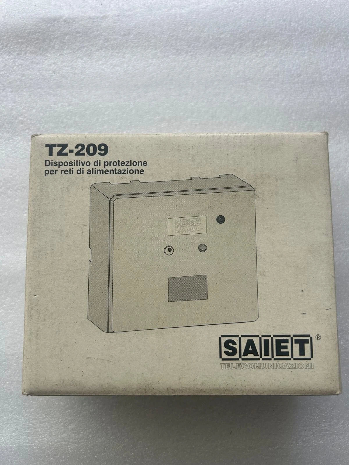 SAIET TZ-209 DISPOSITIVO DI PROTEZIONE PER RETI DI ALIMENTAZIONE