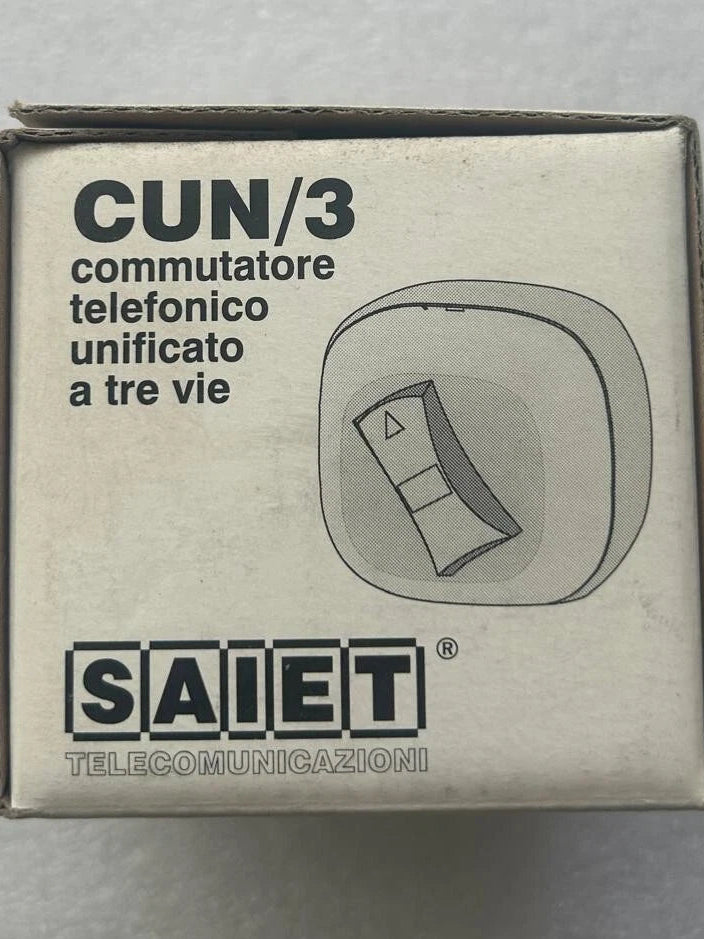 CUN/3 Commutatore unificato a due vie SAIET