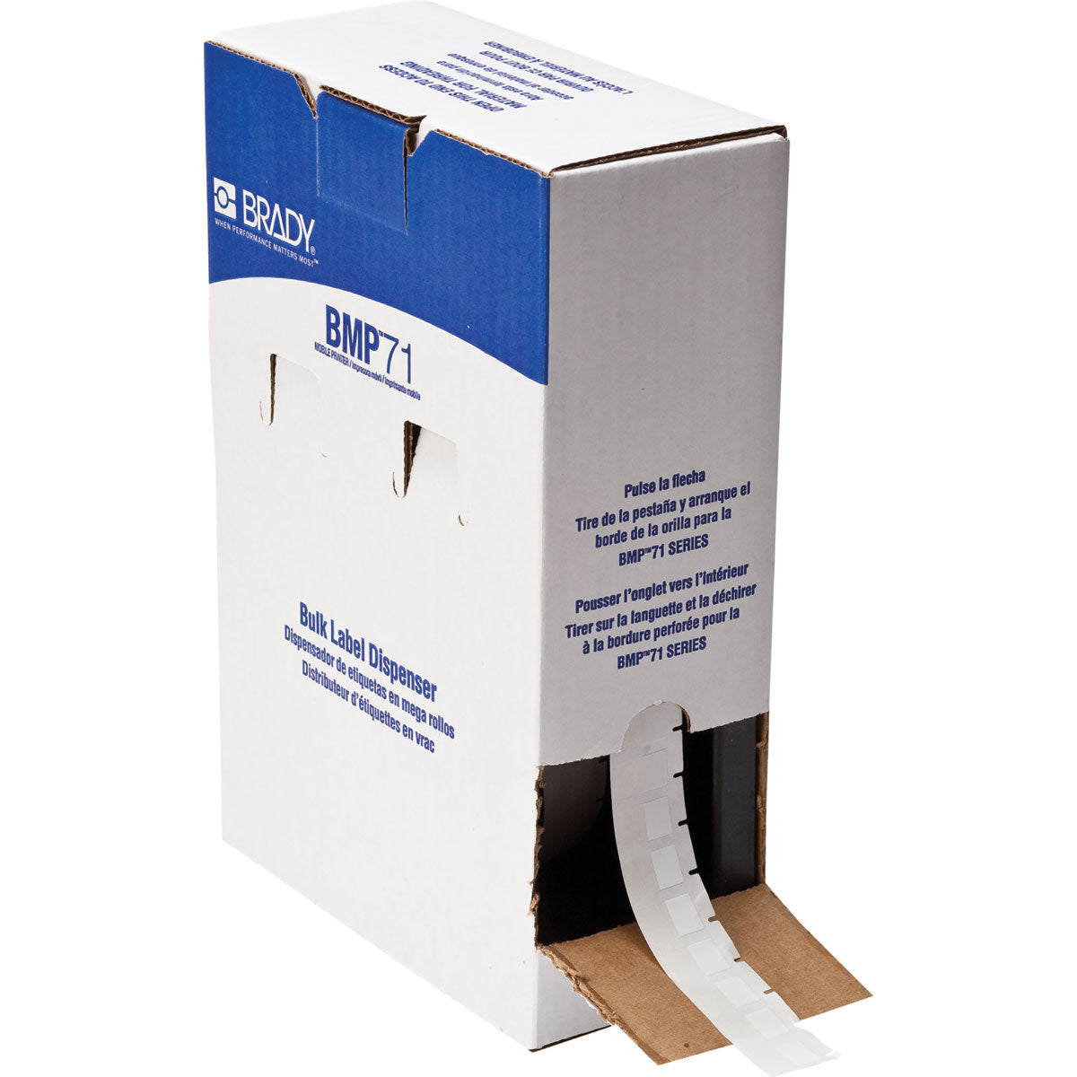 Etichette in vinile autolaminanti, bulk per M611, BMP61 e BMP71